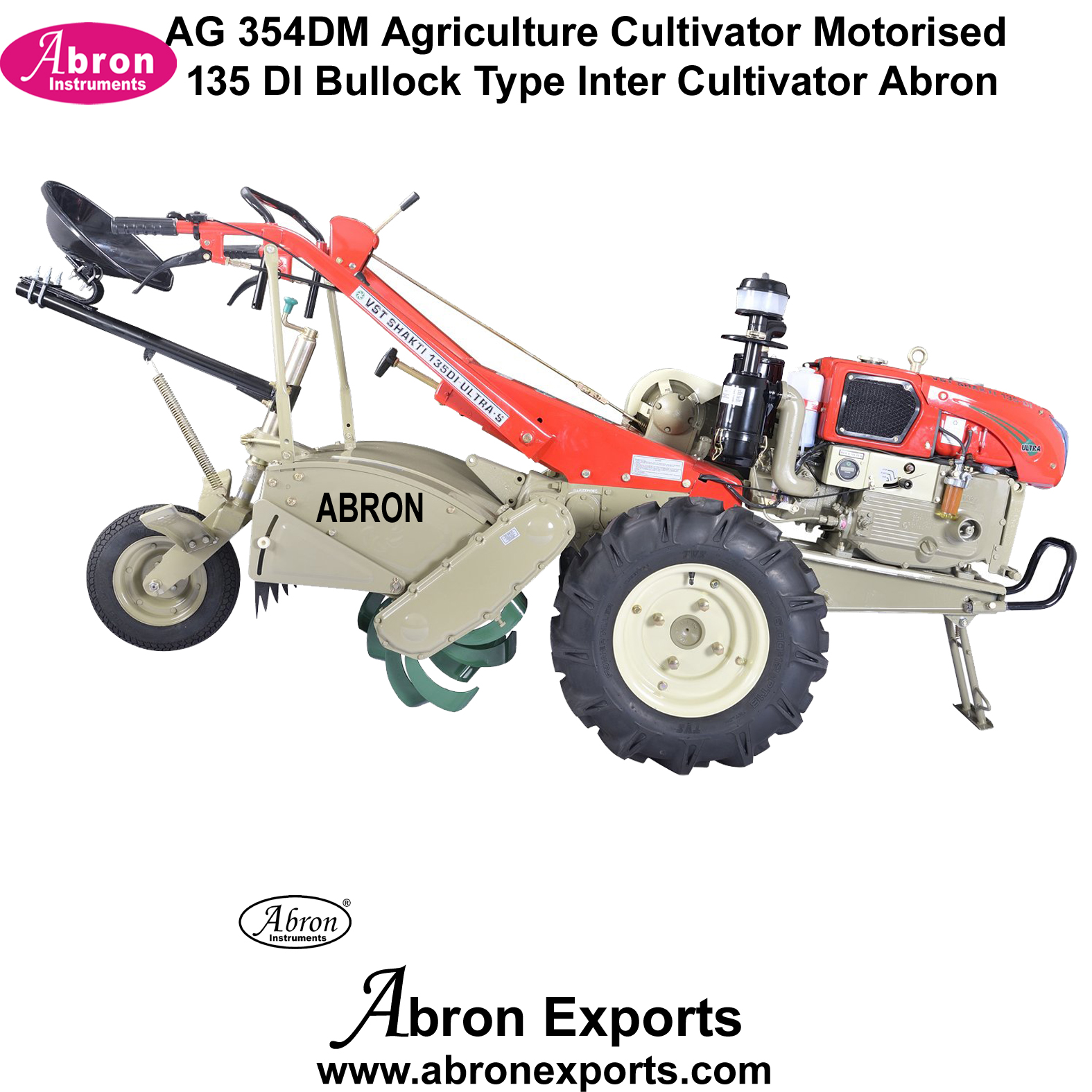 Agriculture Cultivator Motorised 135 DI Bullock Type Inter Cultivator Main Abron AG 354DM 
